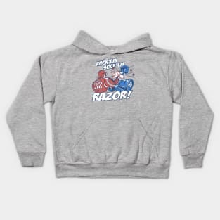 Rock'em Sock'em Razor! Kids Hoodie